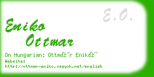 eniko ottmar business card